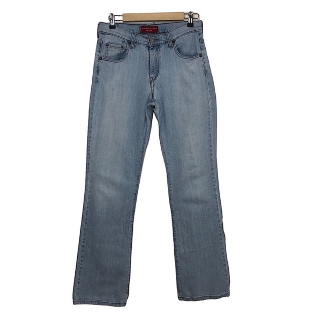 Levi’s Y2K Nouveau Boot Cut Stretch Cotton Blend‎ Light Blue Wash 515 Jeans 10/L